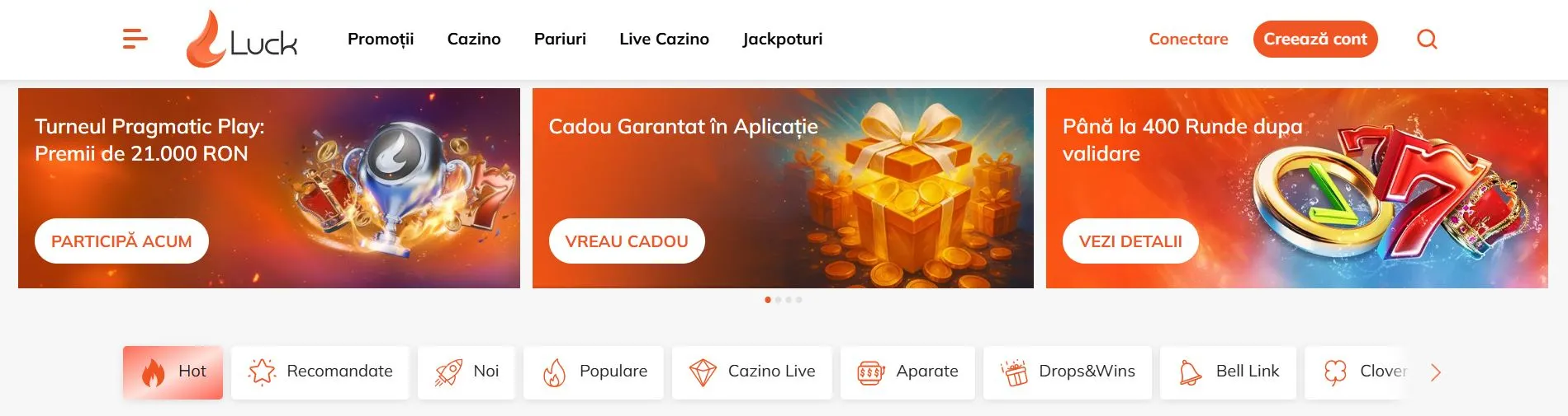 cel mai bun cazino online din România Luck
